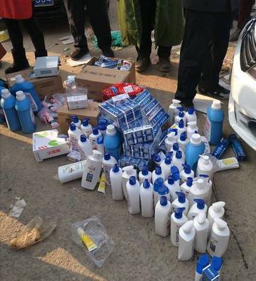 消費提醒 汊河市場查處兜售假冒日用品商販，警惕假冒偽劣產品